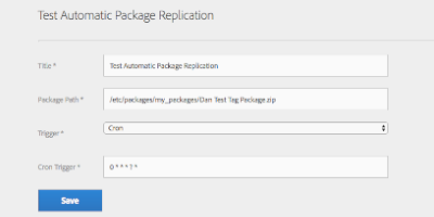 Automatic Package Replication