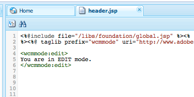WCMMode Tags & Functions