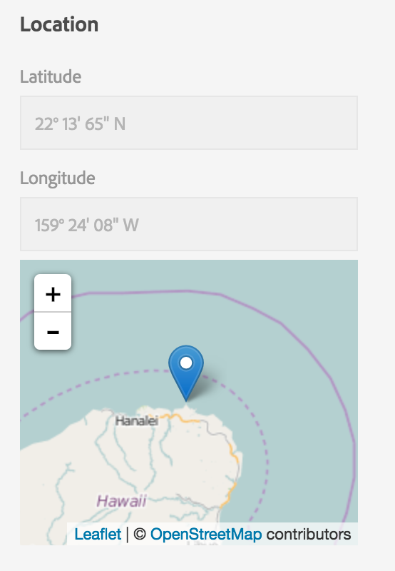 Assets Geolocation Map