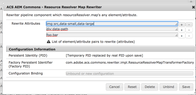  Resource Resolver Mapping Rewriter OSGi Config